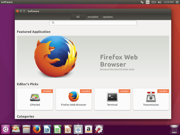 Ubuntu 16.04 LTS’s new Software application and Unity desktop.