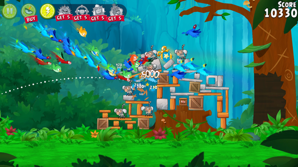 angry birds ranked rio