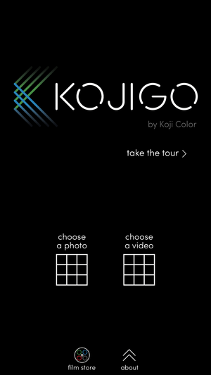 koji go main menu