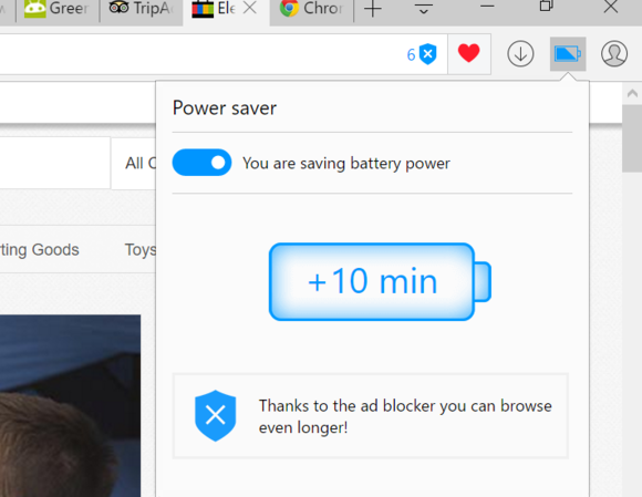 opera battery saving icon