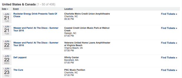 ticketmaster events