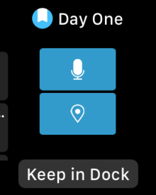 watch os3 add app to dock