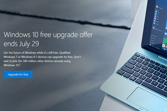windows 10 free upgrade ends july 29