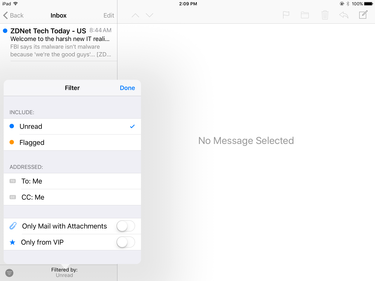 mail filter ios10