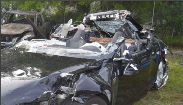 Tesla Model S fatal crash