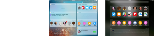 iOS search screen