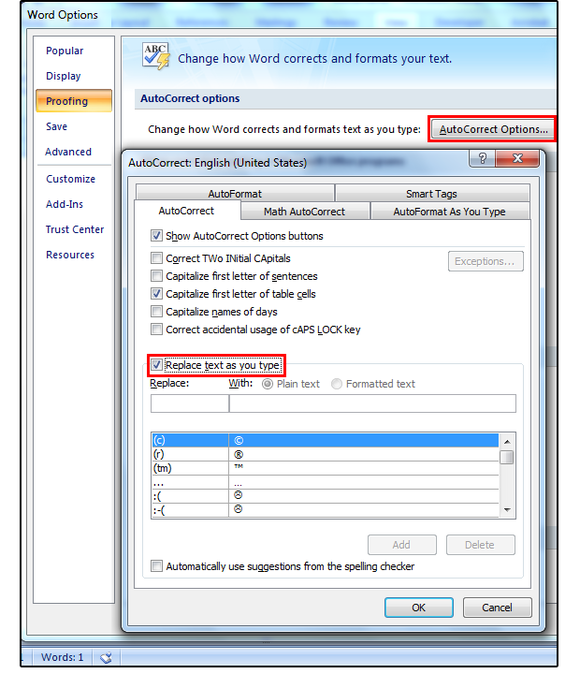 03 change auto correction options