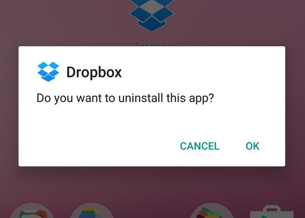android n missing features uninstall