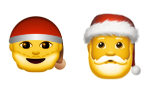 emoji ios10 santa contemplates