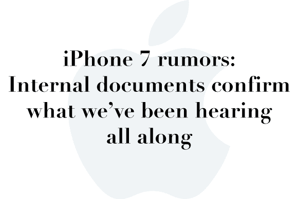 iphone 7 rumors yet again