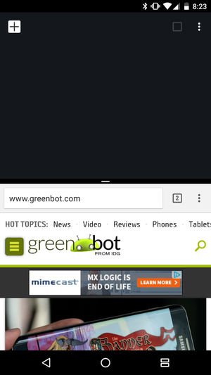 new chrome tab