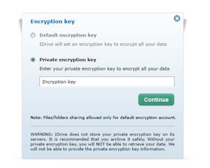 online backup encryption idrive encryption key copy