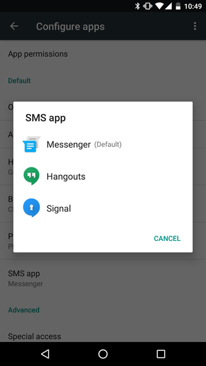 sms app