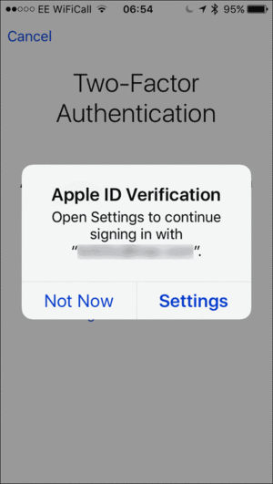 Using Safari, I was able to have authorization codes sent to my iPhone by SMS.