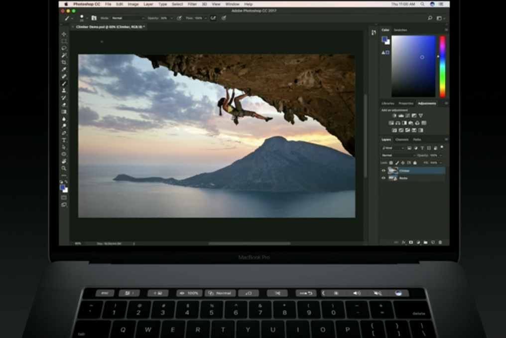 photoshop touch bar 1