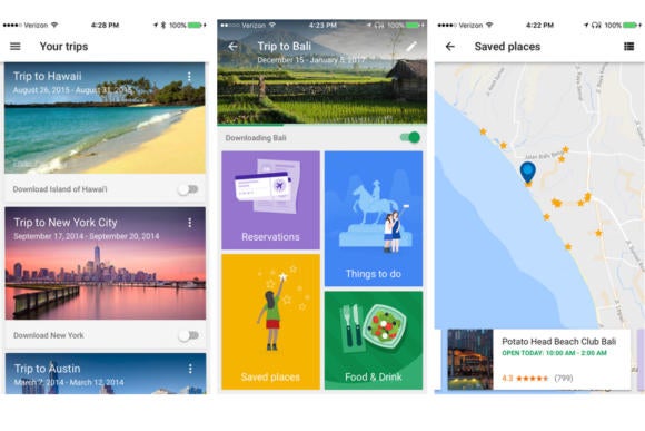 google trips ios app