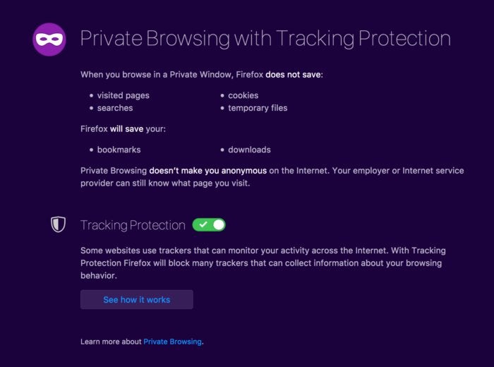 privatei firefox private browing