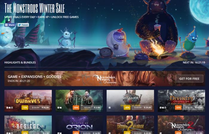 Get Neverwinter Nights for free as GOG's big Winter Sale kicks off - PCWorld