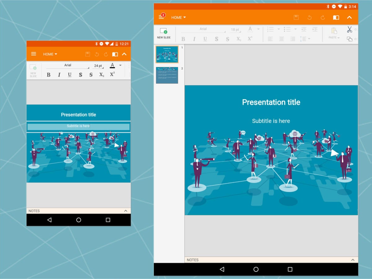 Android Office: OfficeSuite presentation