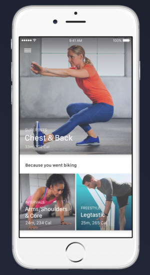 fitstar personal trainer ios dashboard recommended workout cropped
