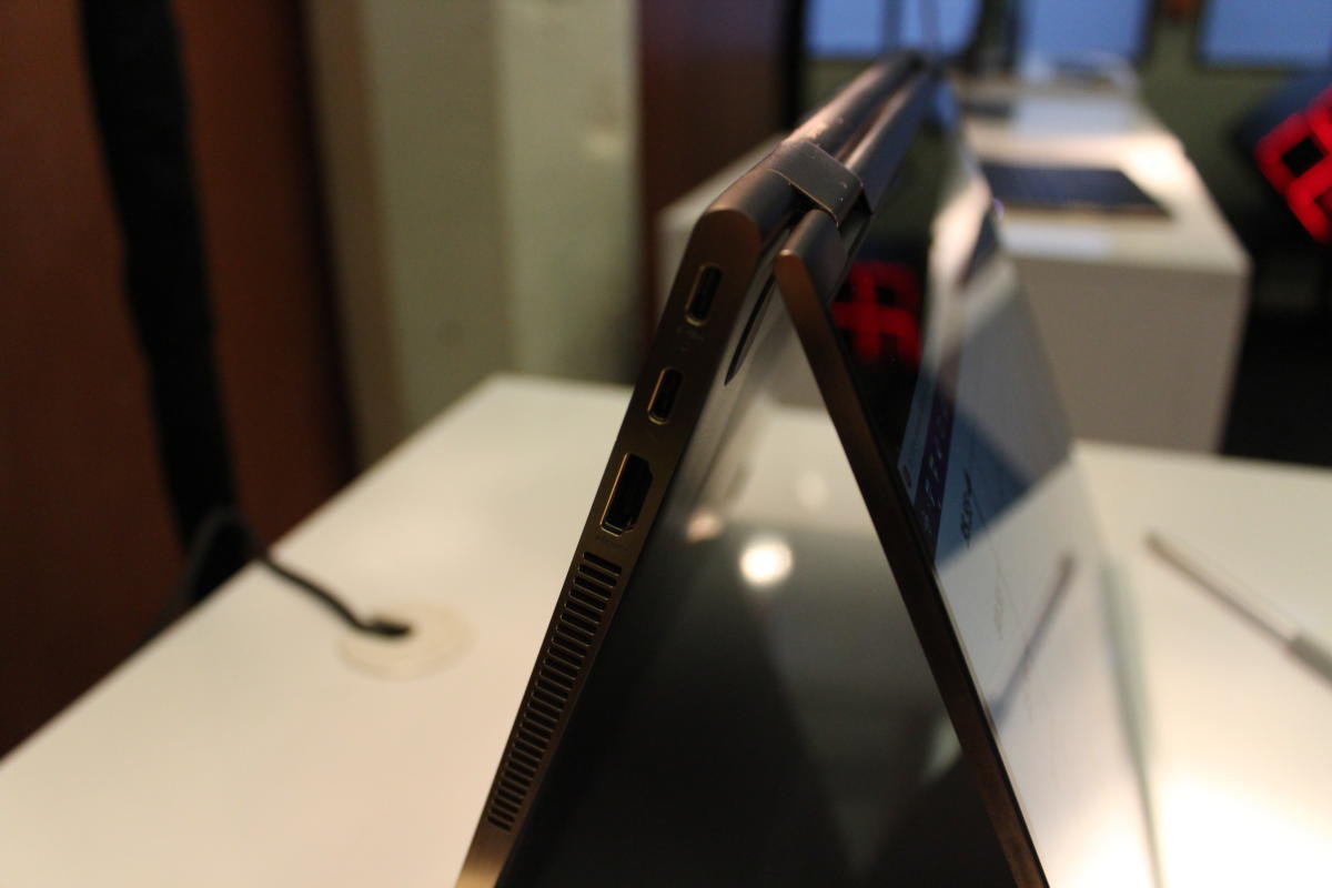 HP Spectre x360 15 2017 Side View 2