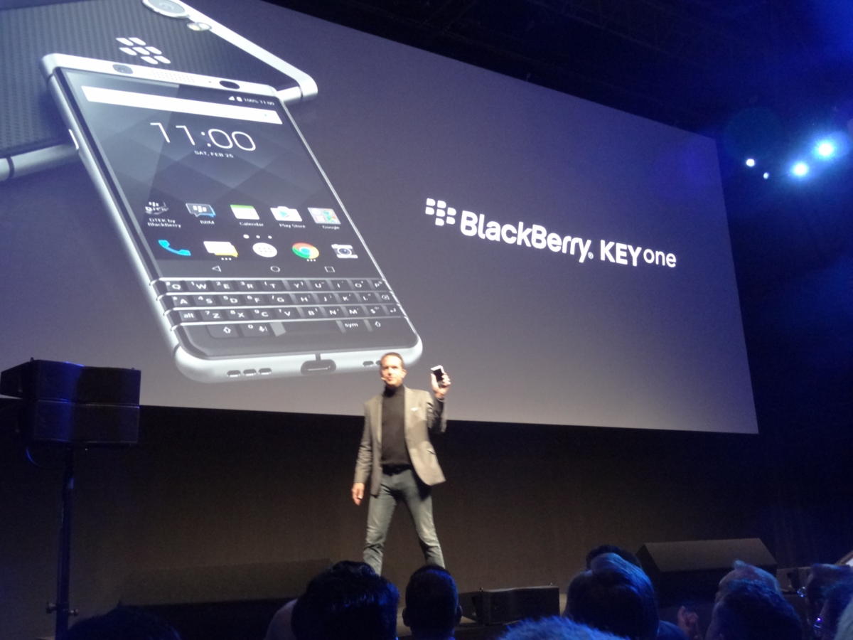 photo of The new BlackBerry has a physical keyboard and will arrive in April image
