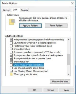 file explorer turn off ad