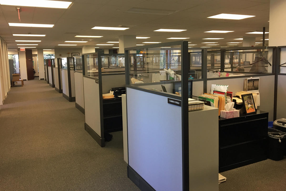 IDG Enterprise editorial cubicles
