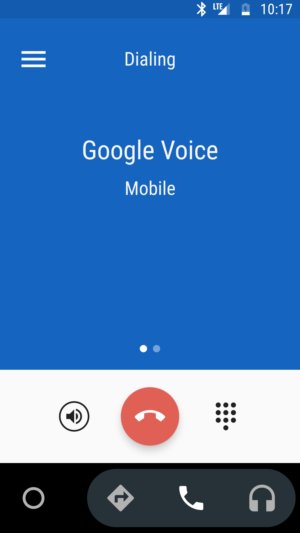make a call android auto