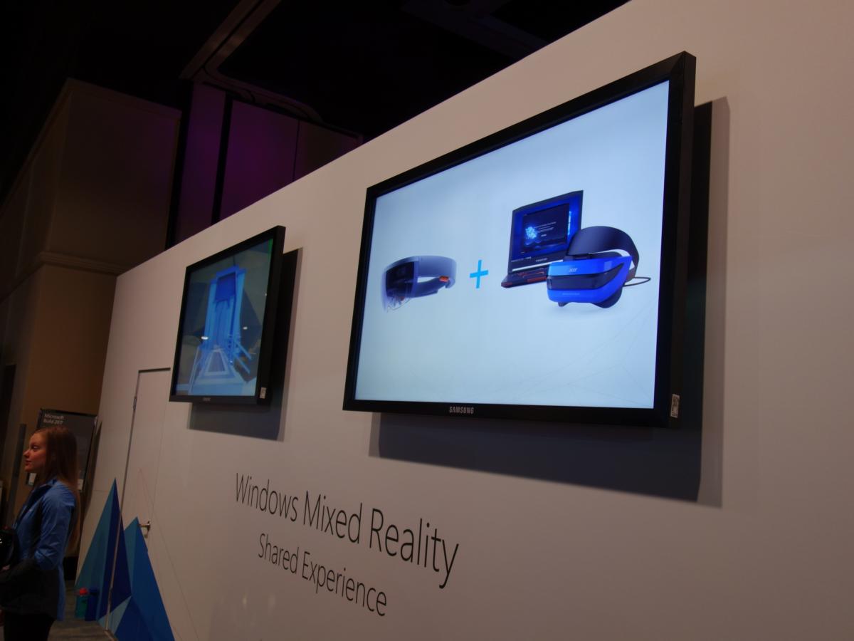 acer mixed reality demo with hololens