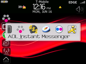 BlackBerry Application Switcher