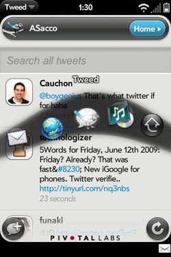 image of Palm Pre Moveable Quick Launcher