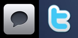 Tweetie for iPhone and Twitter for BlackBerry Icons