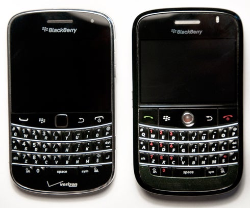 BlackBerry Bold 9930 with Bold 9000 (Image Credit: Brian Sacco)