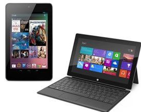 Microsoft Surface, Google Nexus 7, tablets
