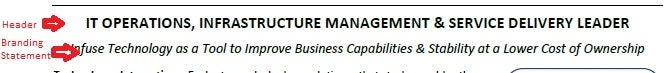 Resume Sample Image