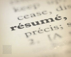 resume