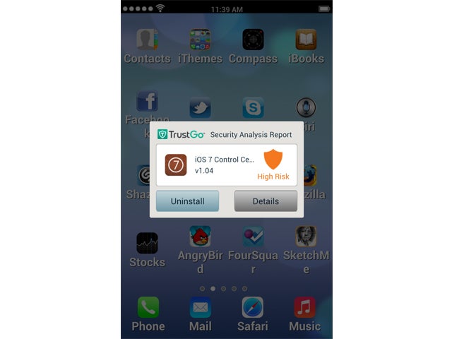 Real iOS 7 Launcher Android app