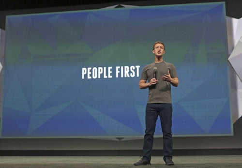 Mark Zuckerberg at F8