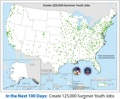 ARRA Spending Map: Youth Jobs