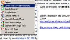 Using the Google Dictionary Accelerator