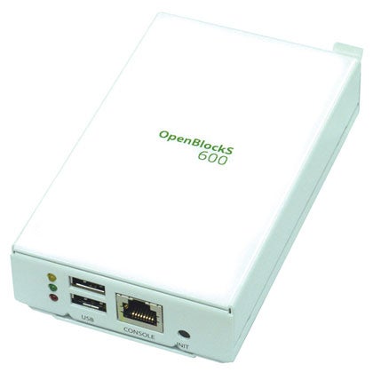 The OpenBlockS 600 is a Linux-based server from Plat'Home.
