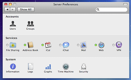 Server Preferences