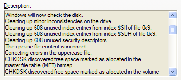 Windows Check Disk Utility