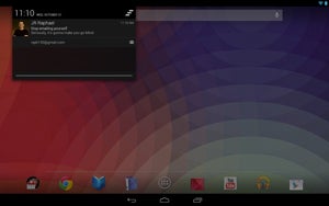 Nexus 10 Android 4.2 UI