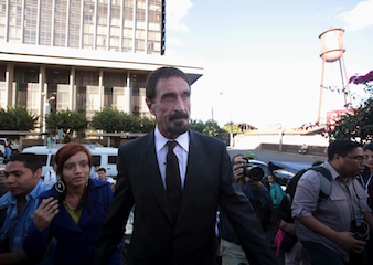 Antivirus software guru John McAfee