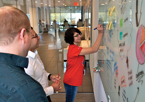 IT staffers at MetroStar Systems