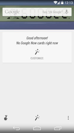 Android 4.4 KitKat Google Now