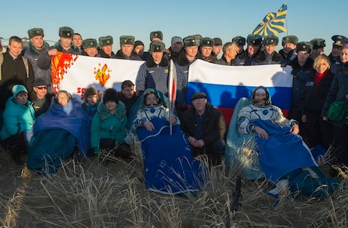After astronauts land