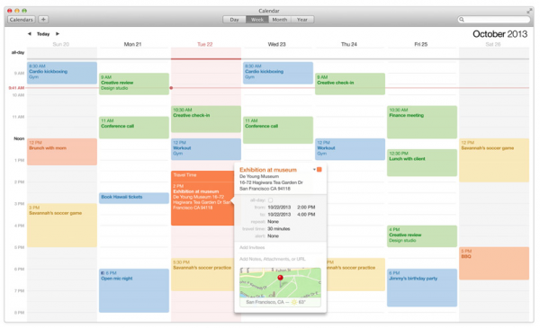 How do I unsubscribe to a calendar in Mavericks?